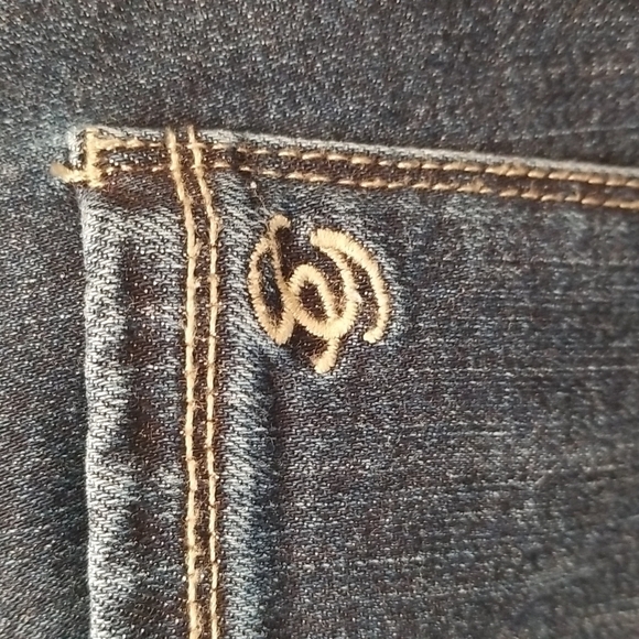 💕SUSAN GRAVER💕 Regular High Stretch Denim Crop Jeans with Ties 8P - Picture 14 of 16